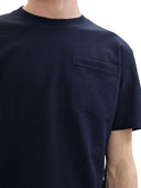 Tom Tailor Ανδρική Μπλούζα Structured T-Shirt  1042412-10668 Μπλε