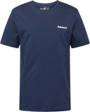 Timberland Ανδρικό T-Shirt Small Linear Logo TB0A5QQT433 Μπλε