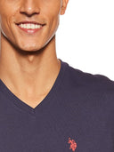 Us Polo Assn Ανδρικό T-Shirt V-Neck Mart 6803849351-179 Μπλε