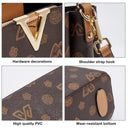 Γυναικεία Τσάντα PVC Shopper ‘Ωμου Foxer 9140150F καφέ