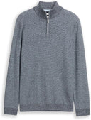 Tom Tailor Ανδρικό Πλεκτό Βαμβακερό Half Zip 1048014-38775 Μπλε