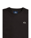 La Martina Ανδρική Μπλούζα Μακρυμάνικη Jersey MDR005-09999 Μαύρο
