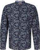 Ανδρικό  Πουκάμισο Tom Tailor Cotton Linen 1034903-31279 Μπλε