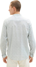 Ανδρικό Πουκάμισο Tom Tailor Cotton Linen 1034903-31283 Πράσινο