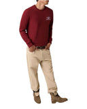 Guess Jeans Ανδρικό Φούτερ M6BQ02K5403-A50U Μπορντό