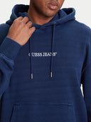 Guess Jeans Ανδρικό Φούτερ Με Κουκούλα M5YQ27KCXQ1-BL1N Μπλε