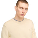 Timberland Ανδρικό Πουλόβερ LS Williams River Cotton YD Crew Sweater Regular TB0A2BMMEFL Μπεζ