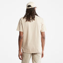 Timberland Ανδρική Μπλούζα SS Dunstan River Jersey Crew Tee Slim TB0A2BPR-269 Μπεζ