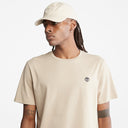 Timberland Ανδρική Μπλούζα SS Dunstan River Jersey Crew Tee Slim TB0A2BPR-269 Μπεζ