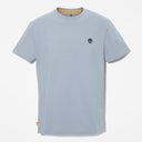 Timberland Ανδρική Μπλούζα SS Dunstan River Jersey Crew Tee Slim TB0A2BPR940 Σιέλ