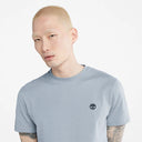 Timberland Ανδρική Μπλούζα SS Dunstan River Jersey Crew Tee Slim TB0A2BPR940 Σιέλ