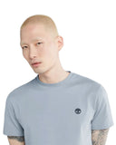Timberland Ανδρικό T-shirt Dunstan River Slim Fit TB0A2BPR940 Μπλε