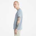 Timberland Ανδρική Μπλούζα SS Dunstan River Jersey Crew Tee Slim TB0A2BPR940 Σιέλ