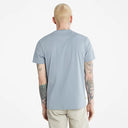 Timberland Ανδρική Μπλούζα SS Dunstan River Jersey Crew Tee Slim TB0A2BPR940 Σιέλ