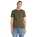 Timberland Ανδρική Μπλούζα SS Dunstan River Jersey Crew Tee Slim TB0A2BPRAR5 Πράσινο