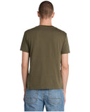 Timberland Ανδρική Μπλούζα SS Dunstan River Jersey Crew Tee Slim TB0A2BPRAR5 Πράσινο