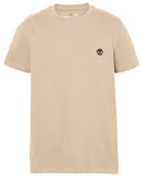 Timberland Ανδρικό T-shirt Dunstan River Slim Fit TB0A2BPR-DH4 Μπεζ