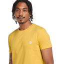 Timberland Ανδρική Μπλούζα SS Dunstan River Jersey Crew Tee Slim TB0A2BPREG4 Κίτρινο