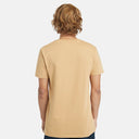 Timberland Ανδρική Μπλούζα SS Dunstan River Jersey Crew Tee Slim TB0A2BPREH3 Μπεζ