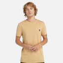 Timberland Ανδρική Μπλούζα SS Dunstan River Jersey Crew Tee Slim TB0A2BPREH3 Μπεζ