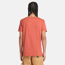 Timberland Ανδρική Μπλούζα SS Dunstan River Jersey Crew Tee Slim TB0A2BPREI4 Πορτοκαλί