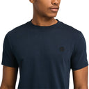 Timberland Ανδρική Μπλούζα SS Dunstan River Jersey Crew Tee Slim TB0A2BPRZ02 Μπλε