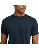 Timberland Ανδρική Μπλούζα SS Dunstan River Jersey Crew Tee Slim TB0A2BPRZ02 Μπλε