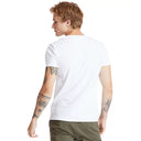 Timberland Ανδρική Μπλούζα Dunstan River V-Neck T-Shirt TB0A2BPT-100 Λευκό