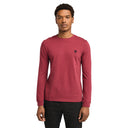 Timberland Ανδρική Μπλούζα Μακρυμάνικη LS Dunstan River Jersey Crew Tee Slim TB0A2BQ3600 Μπορντό