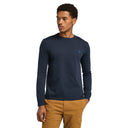 Timberland Ανδρική Μπλούζα Μακρυμάνικη LS Dunstan River Jersey Crew Tee Slim TB0A2BQ3Z02 Μπλε