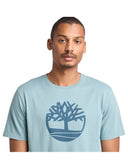 Timberland Ανδρικό T-Shirt River Tree Logo TB0A2C2R758 Γαλάζιο