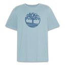 Timberland Ανδρική Μπλούζα T-Shirt River Tree Logo  TB0A2C2R758 Γαλάζιο