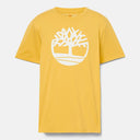 Timberland Ανδρική Μπλούζα T-Shirt River Tree Logo  TB0A2C2REG4 Κίτρινο