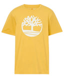 Timberland Ανδρικό T-shirt River Tree Logo TB0A2C2REG4 Κίτρινο