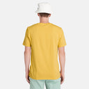 Timberland Ανδρική Μπλούζα T-Shirt River Tree Logo  TB0A2C2REG4 Κίτρινο