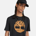 Timberland Ανδρική Μπλούζα T-Shirt River Tree Logo  TB0A2C2RP56 Μαύρο