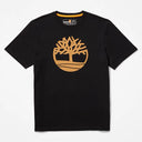 Timberland Ανδρική Μπλούζα T-Shirt River Tree Logo  TB0A2C2RP56 Μαύρο