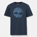 Timberland Ανδρική Μπλούζα T-Shirt River Tree Logo  TB0A2C2RZ02 Μπλε