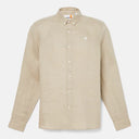 Ανδρικό Πουκάμισο Λινό Timberland LS Mill River Shirt Slim TB0A2DC3DH4 Μπεζ
