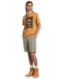 Timberland Ανδρική Βερμούδα Stretch Twill Chino TB0A2DFM590 Πράσινο