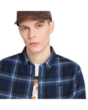Timberland Ανδρικό Πουκάμισο Καρό Midweight Flannel Check Shirt TB0A44XQV82 Μπλε