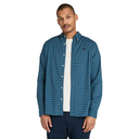 Timberland Ανδρικό Πουκάμισο Καρό Stretch Poplin Gingham Shirt TB0A5M2EG66 Μπλε