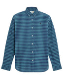 Timberland Ανδρικό Καρό Πουκάμισο Poplin Gingham TB0A5M2EG66 Μπλε