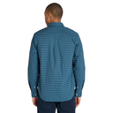 Timberland Ανδρικό Πουκάμισο Καρό Stretch Poplin Gingham Shirt TB0A5M2EG66 Μπλε