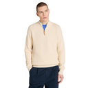 Timberland Ανδρικό Πουλόβερ Williams River Textured 1/4 Zip Sweater TB0A5M8PEFL Εκρού