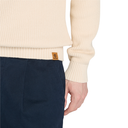 Timberland Ανδρικό Πουλόβερ Williams River Textured 1/4 Zip Sweater TB0A5M8PEFL Εκρού