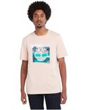Timberland Ανδρική Μπλούζα T-Shirt SS Coast Graphic Tee A65WH-662 Ροζ