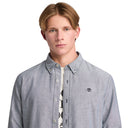 Timberland Ανδρικό Πουκάμισο LS Oxford Shirt Regular TB0A6GPNB68 Μπλε