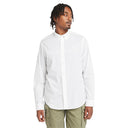 Timberland Ανδρικό Πουκάμισο Μακρυμάνικo Pop Solid Shirt TB0A6GRH-100 Λευκό