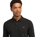 Timberland Ανδρική Μπλούζα Ls Millers River Pique Polo TB0A6VD2001 Μαύρο